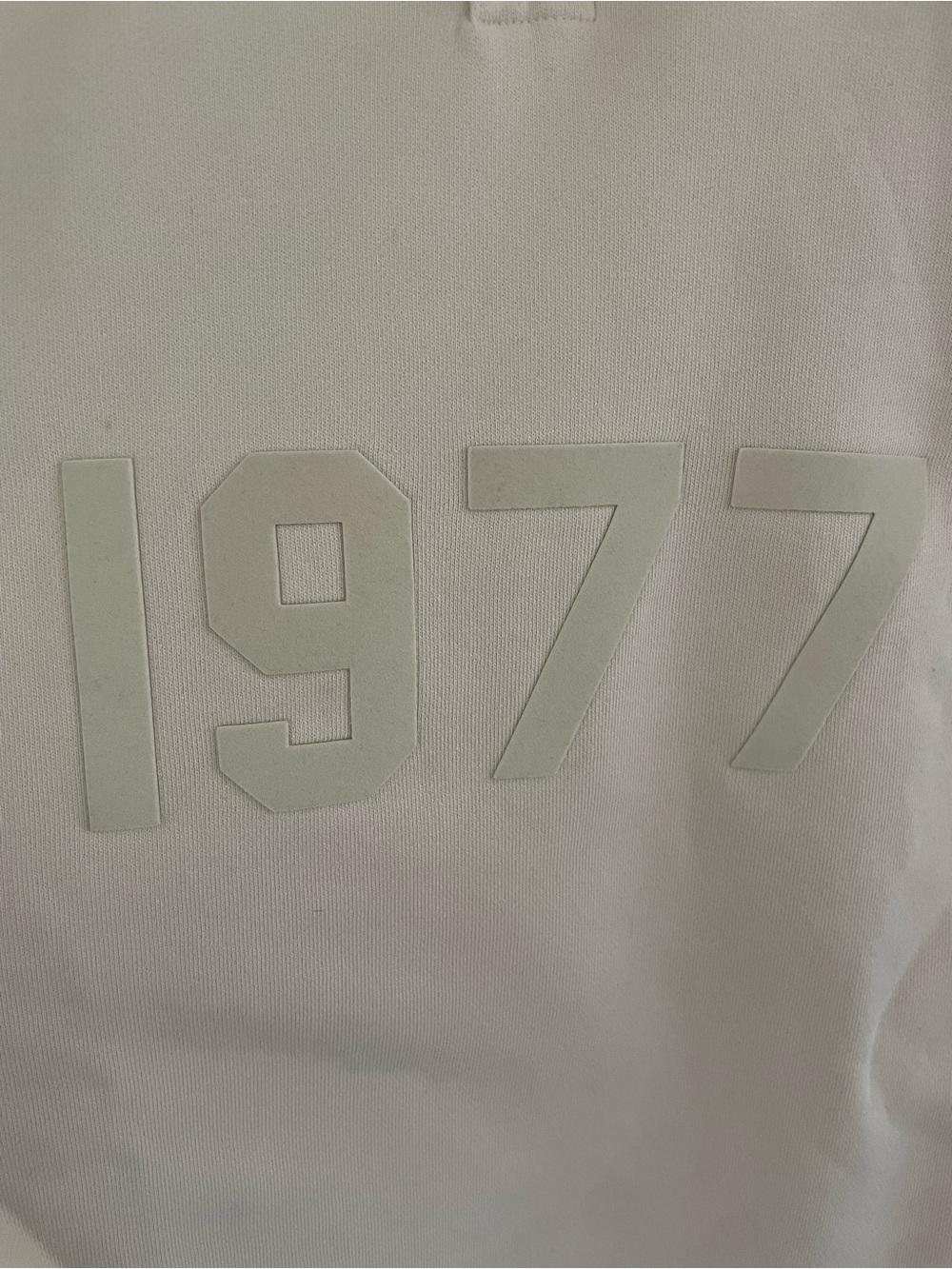 Fear of God Essentials Rugby Shirt Men’s Small Cream 1977 Cotton - Picture 3 of 7